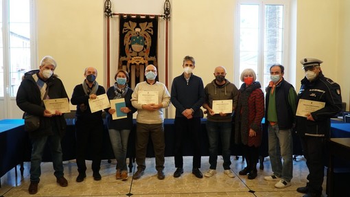 Santa Margherita Ligure: consegnati questa mattina gli attestati di benemerenza ai dipendenti comunali pensionati nel 2021