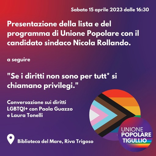 Elezioni Sestri L., Nicola Rollando è il candidato sindaco per Unione Popolare Tigullio