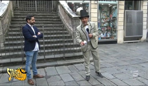 Striscia la notizia sceglie Rapallo per il servizio "stregato" di Luca Galtieri Striscia la notizia sceglie Rapallo per il servizio "stregato" di Luca Galtieri