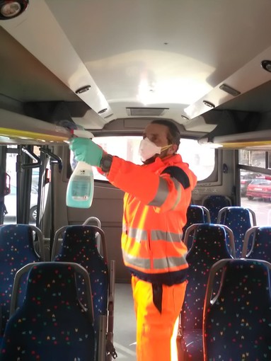 Entro il fine settimana la prima tranche di sanificazione straordinaria dei mezzi ATP