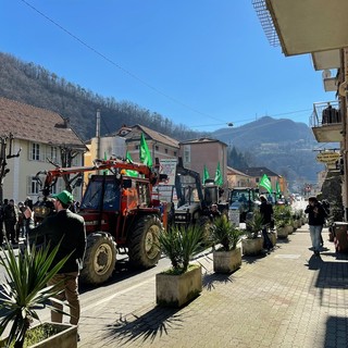 50 trattori in strada a Rossiglione, per Cia si teme effetto valanga dopo la peste suina