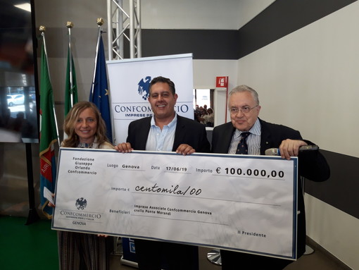 Dalla Confcommercio 100 mila euro per le imprese danneggiate dal crollo del ponte Morandi