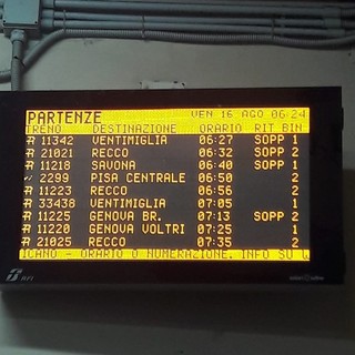 Molti treni soppressi in mattinata: disagi per viaggiatori e pendolari