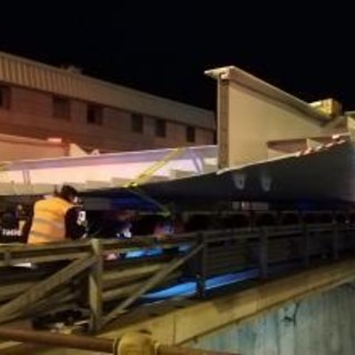 Trasporto eccezionale al cantiere Ponente il 3 gennaio