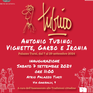 "Vignette, Garbo e Ironia”: la mostra a Palazzo Tursi che omaggia il genio di Antonio Tubino