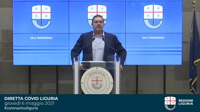 Dati sul Covid in costante miglioramento, Toti: "Liguria a un passo dalla zona bianca"