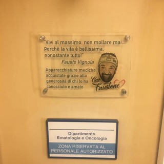 Al Gaslini di Genova una targa in memoria di Fausto Vignola Al Gaslini di Genova una targa in memoria di Fausto Vignola