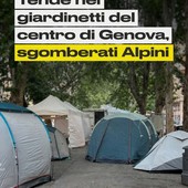 Accampamento di Alpini in via Cecchi, anche lo sgombero fa polemica. Salvini: “Via in poche ore ma bivacchi e illegalità restano”