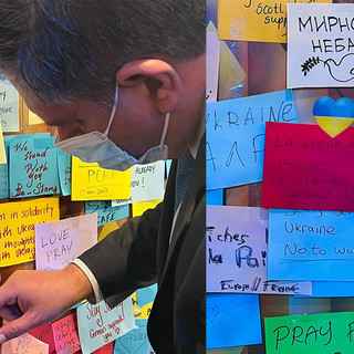 Expo Dubai, il messaggio di Toti: "La Liguria sta con l'Ucraina"