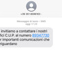 “Contatti i nostri uffici C.U.P. per importanti comunicazioni”: come funziona la truffa che svuota il credito telefonico
