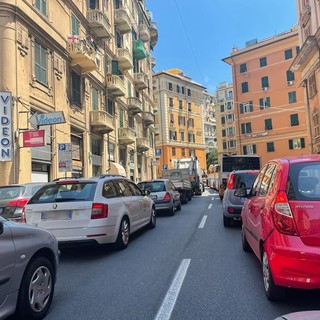 Disagi per la viabilità da piazza Alimonda in direzione Levante