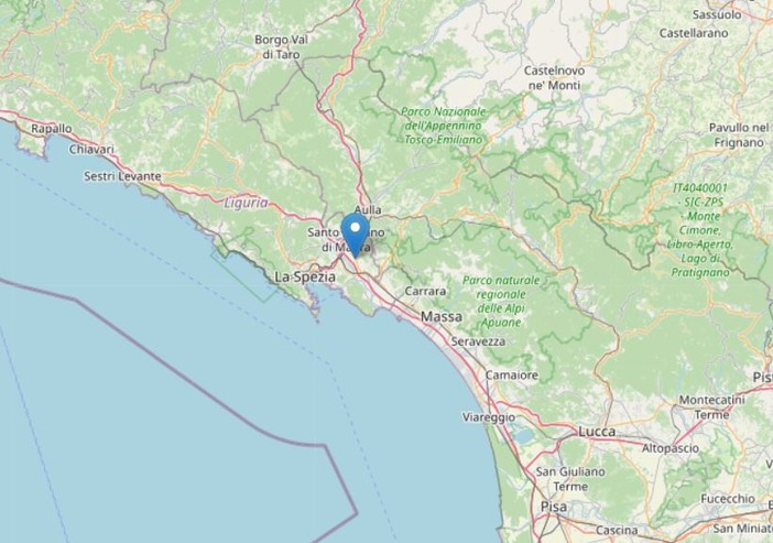 Due scosse di terremoto a levante tra Sarzana e Santo Stefano di Magra