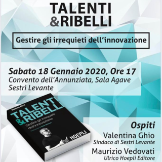 “Talenti e ribelli” è il nuovo libro del sestrese Matteo Rizzi