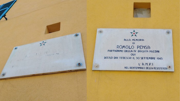 25 aprile, due svastiche sui muri del Centro Ovest, coperte dal Municipio, che lavora al restyling delle targhe della Resistenza 25 aprile, due svastiche sui muri del Centro Ovest, coperte dal Municipio, che lavora al restyling delle targhe della Resistenza