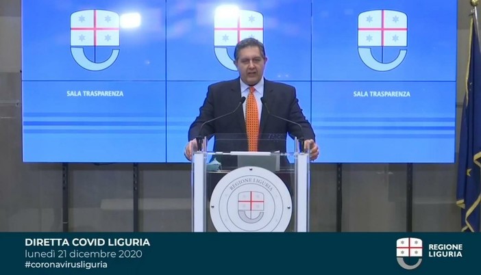 Coronavirus, Toti: "In Liguria nessuna presenza della variante britannica. Il 27 inizierà la vaccinazione"