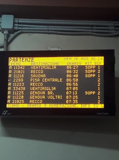 Molti treni soppressi in mattinata: disagi per viaggiatori e pendolari Molti treni soppressi in mattinata: disagi per viaggiatori e pendolari