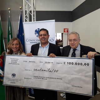 Dalla Confcommercio 100 mila euro per le imprese danneggiate dal crollo del ponte Morandi