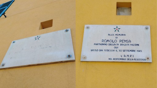 25 aprile, due svastiche sui muri del Centro Ovest, coperte dal Municipio, che lavora al restyling delle targhe della Resistenza 25 aprile, due svastiche sui muri del Centro Ovest, coperte dal Municipio, che lavora al restyling delle targhe della Resistenza