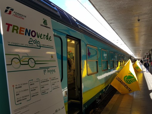Sostenibilità: il Treno Verde arriva alla stazione Principe di Genova