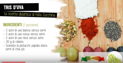 La ricetta del lunedì: tris di uva