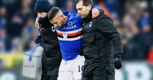 Sampdoria, intervento riuscito per Gennaro Tutino: il calciatore verso la riabilitazione