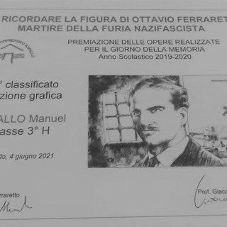 Consegnate presso la scuola di Rapallo le borse di studio in ricordo di Ottavio Ferraretto, antifascista rapallese  fucilato a Cherasco