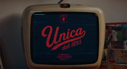 Sayf e don Fiscer per la nuova campagna abbonamenti “Unica”. Il Genoa rinnova il legame con la scena musicale genovese per la stagione ’26/’27