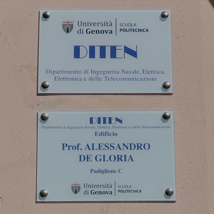 L’Università di Genova dedica due edifici del Polo Albaro alla memoria di Alessandro De Gloria e Matteo Pastorino
