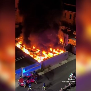 Palermo, nuovo incendio all'autonoleggio 'Sicily by car': il video delle auto in fiamme Palermo, nuovo incendio all'autonoleggio 'Sicily by car': il video delle auto in fiamme