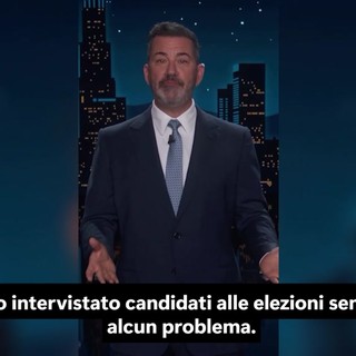 La denuncia di Jimmy Kimmel: "Trump ha bloccato l'intervista al candidato Dem Talarico"