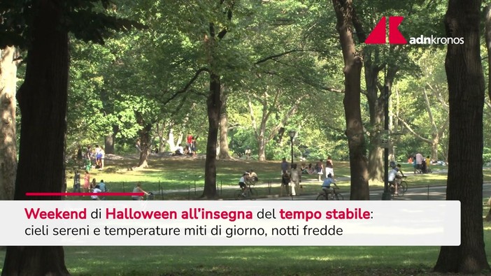 Meteo stabile ad Halloween, temperature miti e piogge al sud