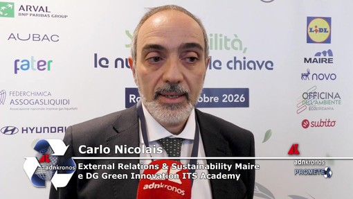 Nicolais (Maire): "Approccio a sostenibilità imprescindibile per aziende"