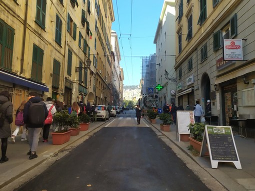 Tutti i cantieri in città, chiusura notturna di via Balbi dal 17 al 18 febbraio