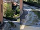 Pra’, la perdita d’acqua di Autostrade trasforma via Cordanieri in un fiume. Bruzzone: “Rischio per la sicurezza di tutti”