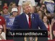 Trump e lo scherzo al comizio: "Annuncio la mia candidatura..." Trump e lo scherzo al comizio: "Annuncio la mia candidatura..."