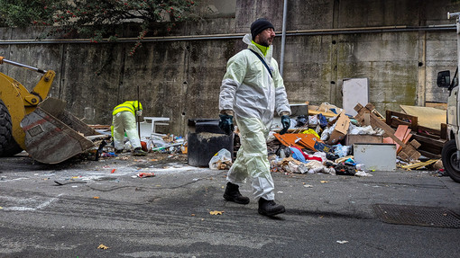 Valpolcevera, intervento straordinario in via Čechov