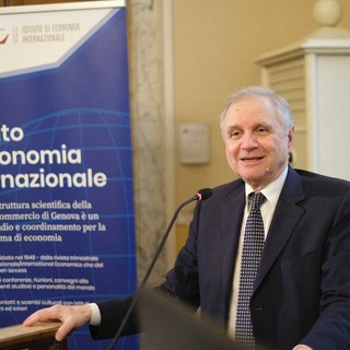 Ignazio Visco a Genova per l'80° anniversario dell'Istituto di Economia Internazionale Ignazio Visco a Genova per l'80° anniversario dell'Istituto di Economia Internazionale