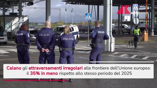 Ue, calano attraversamenti irregolari: 35% in meno