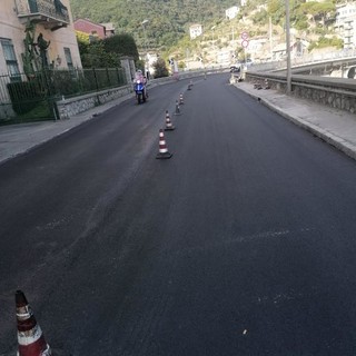 Riaperto a doppio senso il viadotto della statale Aurelia a Sori (FOTO)