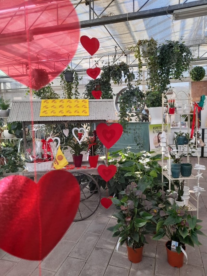 A San Valentino la Liguria si riempie di cuori tra fiori, piante e agriturismi