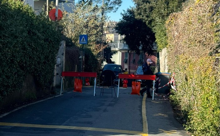 Via Redipuglia, il Comune sollecita il Gaslini per il ripristino della carreggiata dopo il cedimento stradale