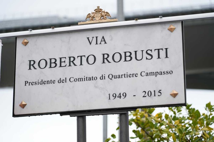 Una strada tra Campasso e Certosa intitolata a Roberto Robusti, storico presidente del comitato di quartiere