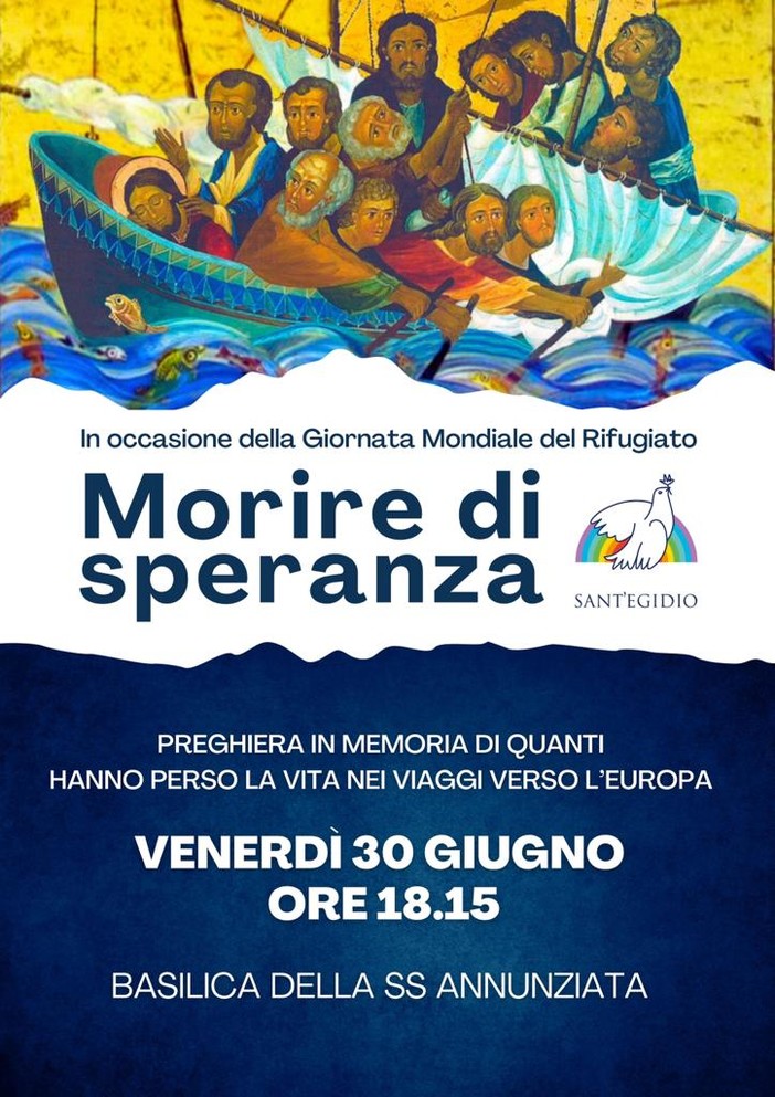 Venerdì a Genova preghiera per i migranti morti nei viaggi della speranza Venerdì a Genova preghiera per i migranti morti nei viaggi della speranza