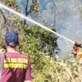 Incendio a Castel Porziano, Canadair in azione a Ostia