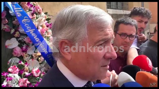 Bonino, Tajani a camera ardente: "Sull'Europa avevamo obiettivi comuni"