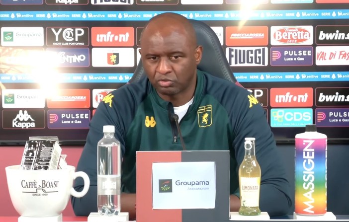 Genoa, è tempo di passi avanti col Parma. Vieira: “Più intensità per arrivare alla vittoria”
