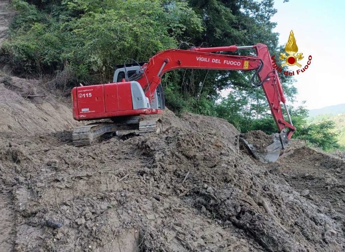 Continua l'impegno dei vigili del fuoco liguri in Emilia Romagna (Video)