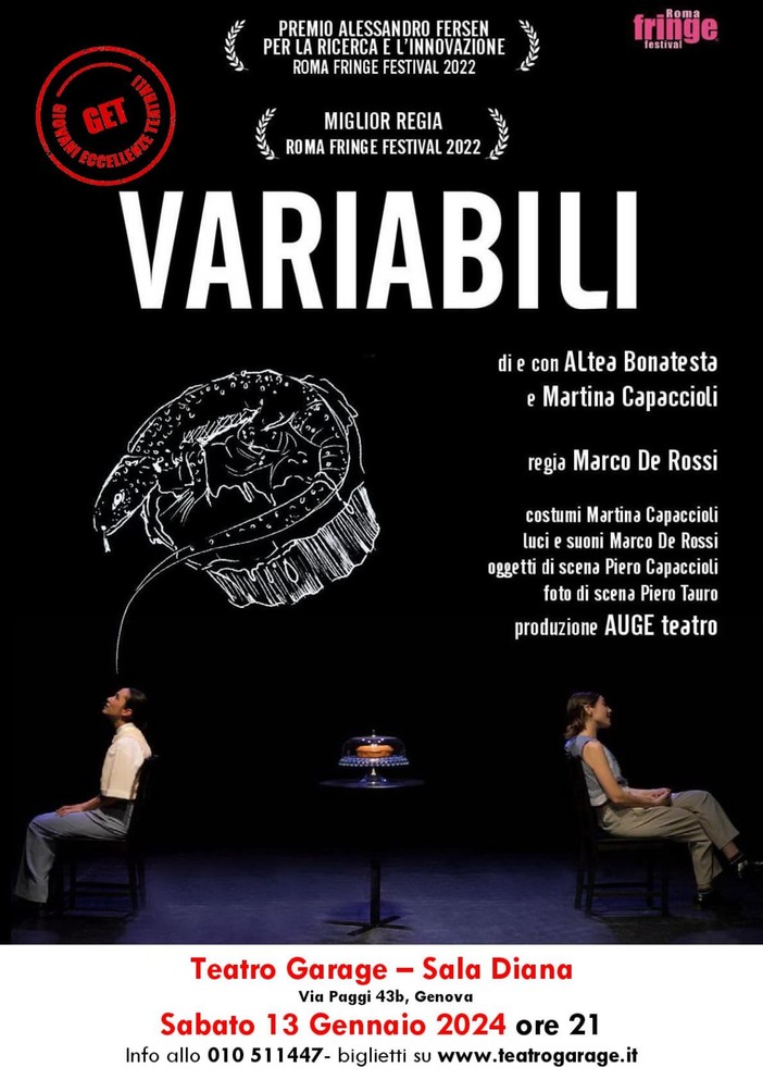 Raccontare i disturbi alimentari, al Teatro Garage va in scena ‘Variabili’ Raccontare i disturbi alimentari, al Teatro Garage va in scena ‘Variabili’
