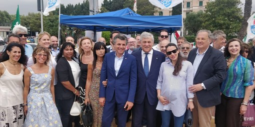 Elezioni comunali, Tajani a Genova: &quot;Forza Italia lotterà per conquistare posti in giunta e in consiglio comunale&quot; (Foto e video)