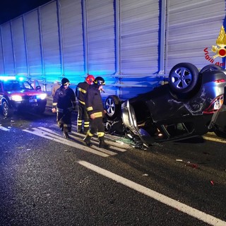 Scontro fra veicoli sull'A12: tratto dell'autostrada chiuso